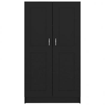 Bücherregal Schwarz 82,5x30,5x150 cm Holzwerkstoff