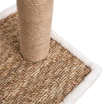 Katzenbaum mit Fellpflegebogen und Kratzsäule