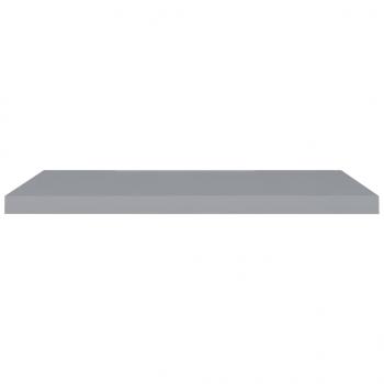 Schwebende Wandregale 4 Stk. Grau 90x23,5x3,8cm MDF