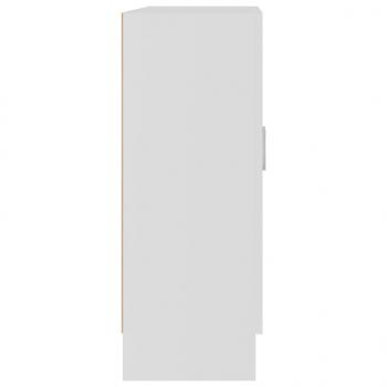 Bücherschrank Weiß 82,5x30,5x80 cm Holzwerkstoff
