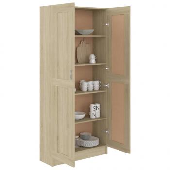 Bücherschrank Sonoma-Eiche 82,5x30,5x185,5 cm Holzwerkstoff