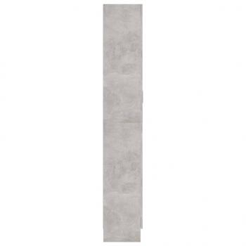 Bücherschrank Betongrau 82,5x30,5x185,5 cm Holzwerkstoff