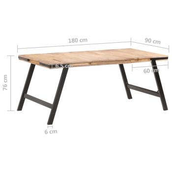 Esstisch 180x90x76 cm Massivholz Mango 