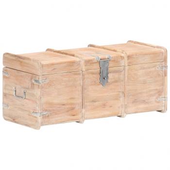 Holztruhe 90x40x40 cm Akazie Massivholz