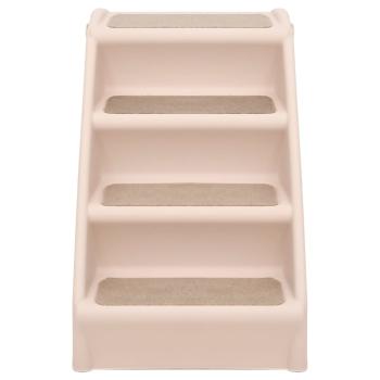 Hundetreppe Klappbar Creme 62x40x49,5 cm 