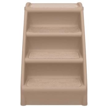 Hundetreppe Klappbar Braun 62x40x49,5 cm