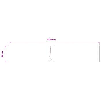 Möbelfolien Selbstklebend 2 Stk. Weiß 500x90 cm PVC