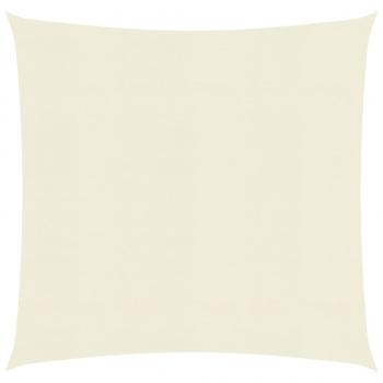 ARDEBO.de - Sonnensegel 160 g/m² Creme 3x3 m HDPE