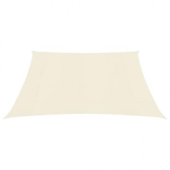 Sonnensegel 160 g/m² Creme 3x3 m HDPE