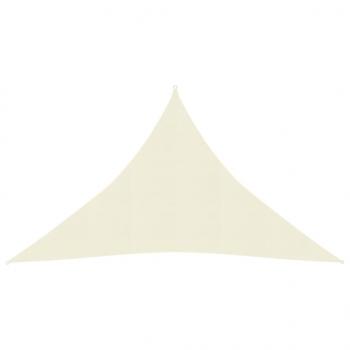 ARDEBO.de - Sonnensegel 160 g/m² Creme 3x3x4,2 m HDPE  