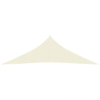 Sonnensegel 160 g/m² Creme 3x3x4,2 m HDPE  
