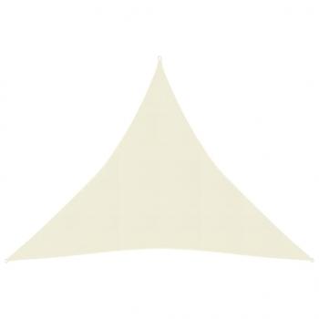 ARDEBO.de - Sonnensegel 160 g/m² Creme 4x4x4 m HDPE