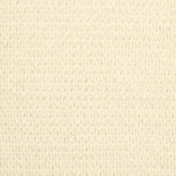 Sonnensegel 160 g/m² Creme 4x4x4 m HDPE