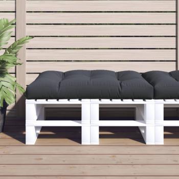 ARDEBO.de - Palettenkissen Anthrazit 120x80x12 cm Stoff
