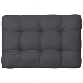 Palettenkissen Anthrazit 120x80x12 cm Stoff