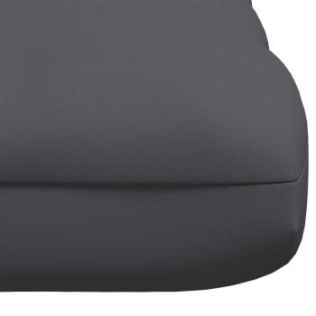 Palettenkissen Anthrazit 120x80x12 cm Stoff