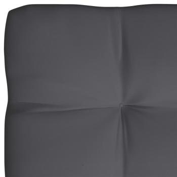 Palettenkissen Anthrazit 120x80x12 cm Stoff