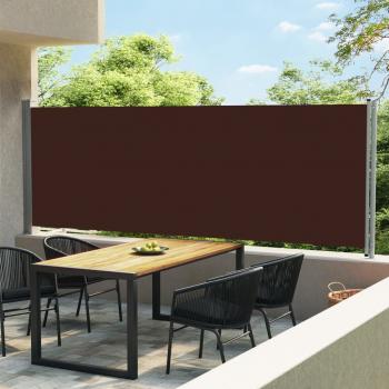 ARDEBO.de - Seitenmarkise Ausziehbar 600x160 cm Braun