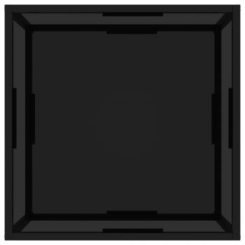 Couchtisch Schwarz 60x60x35 cm Hartglas
