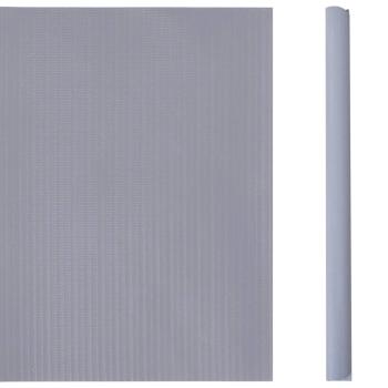 Garten-Sichtschutz PVC 35x0,19 m Matt-Hellgrau