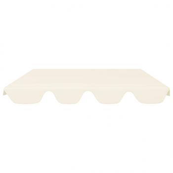 Ersatzdach für Hollywoodschaukel Creme 150/130x105/70 cm