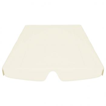 Ersatzdach für Hollywoodschaukel Creme 150/130x105/70 cm
