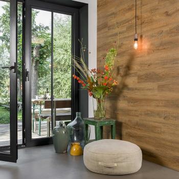 WallArt Paneele Holzoptik Altholz Eiche Rostbraun 
