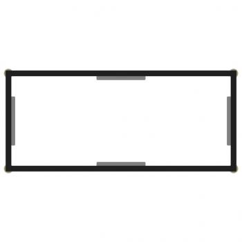 Konsolentisch Transparent 80x35x75 cm Hartglas