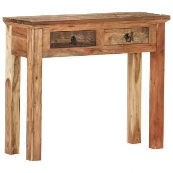 ARDEBO.de - Konsolentisch 90,5x30x75 cm Akazie und Recyceltes Massivholz