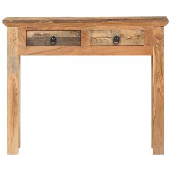 Konsolentisch 90,5x30x75 cm Akazie und Recyceltes Massivholz