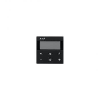 ARDEBO.de Gira 5393005 System 3000 Raumtemperaturregler Display, System 55, schwarz matt