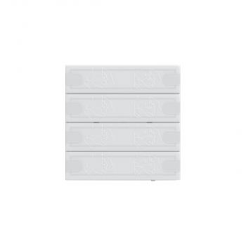 ARDEBO.de Gira 5004003 KNX Tastsensor 4 Komfort 4fach, weiß