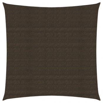 ARDEBO.de - Sonnensegel 160 g/m² Braun 4x4 m HDPE