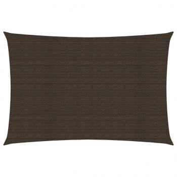 ARDEBO.de - Sonnensegel 160 g/m² Braun 2x4 m HDPE  