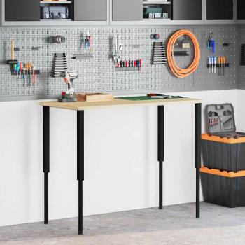 Werkbankgestell Verstellbar 2 Stk. Metall 55x(69-95,5) cm