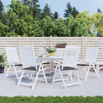ARDEBO.de - Gartenstuhl-Kissen 6 Stk. Anthrazit 40x40x3 cm Oxford-Gewebe