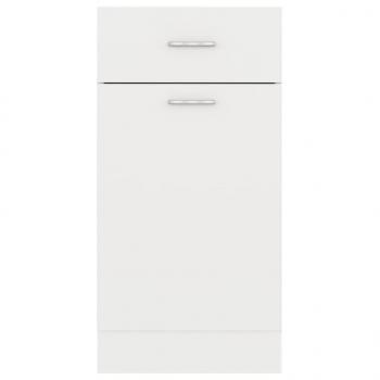 Schubunterschrank Weiß 40x46x81,5 cm Holzwerkstoff