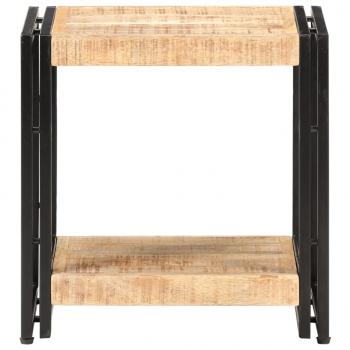 Beistelltisch 40x30x40 cm Raues Mangoholz
