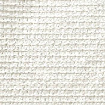 Sonnensegel 160 g/m² Weiß 3,5x3,5x4,9 m HDPE