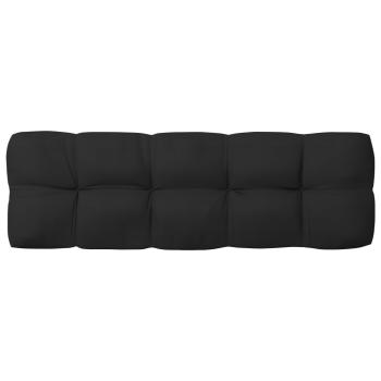 Palettenkissen 5-tlg. Schwarz Stoff