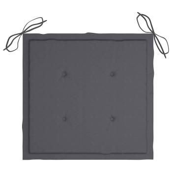 Klappbare Gartenstühle 6 Stk. mit Sitzkissen Massivholz Akazie