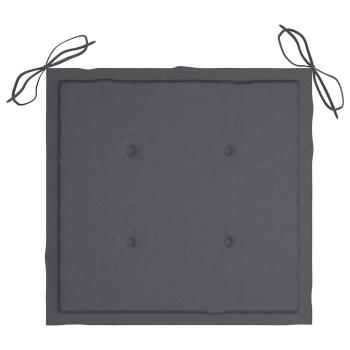 Klappbare Gartenstühle 6 Stk. mit Sitzkissen Massivholz Akazie