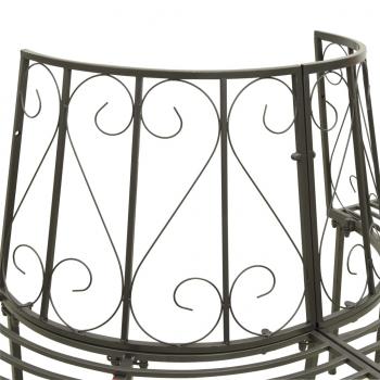 Baumbank Halbrund 160 cm Stahl