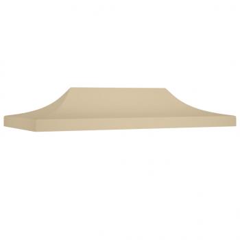 ARDEBO.de - Partyzelt-Dach 6x3 m Beige 270 g/m² 