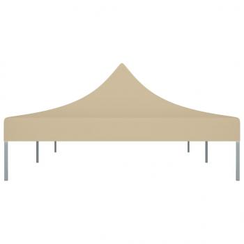 Partyzelt-Dach 6x3 m Beige 270 g/m² 