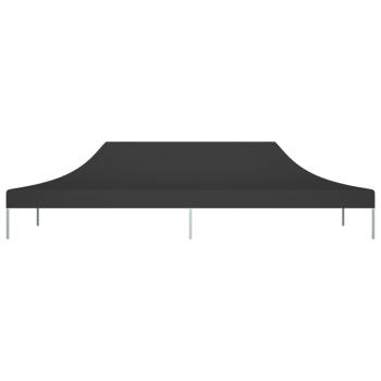 Partyzelt-Dach 6x3 m Schwarz 270 g/m²