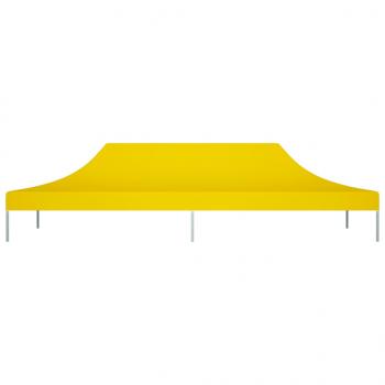 Partyzelt-Dach 6x3 m Gelb 270 g/m²