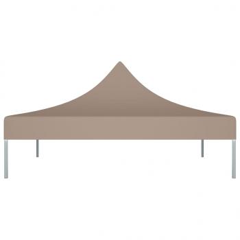 Partyzelt-Dach 2x2 m Taupe 270 g/m² 
