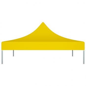 Partyzelt-Dach 2x2 m Gelb 270 g/m² 