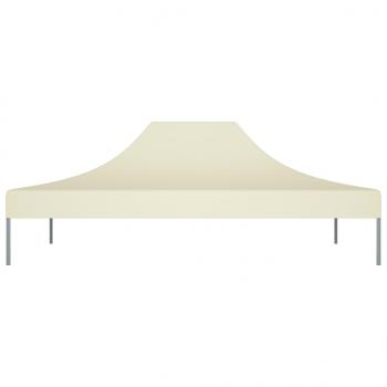 Partyzelt-Dach 4x3 m Creme 270 g/m²